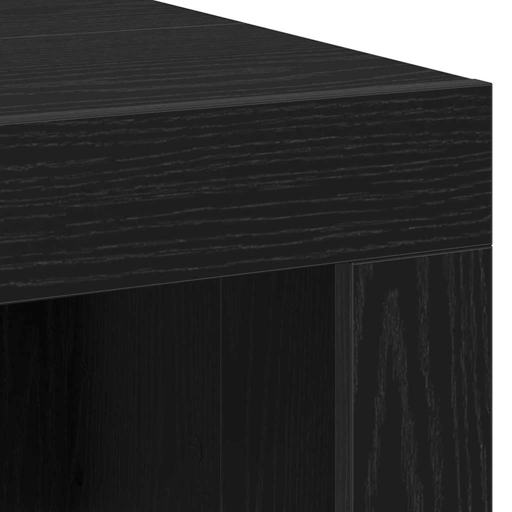 vidaXL Stolik kawowy Czarny Dąb 102 x 50 x 35 cm