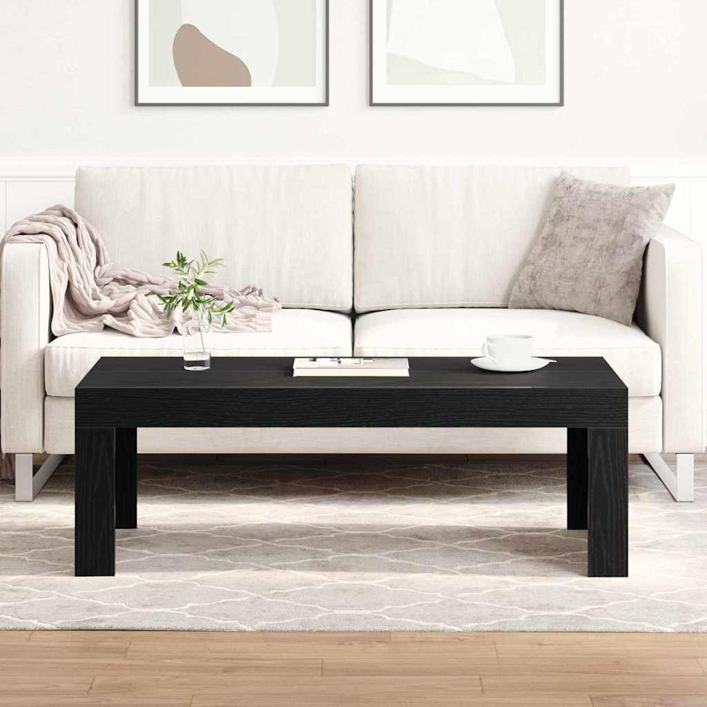 vidaXL Stolik kawowy Czarny Dąb 102 x 50 x 35 cm