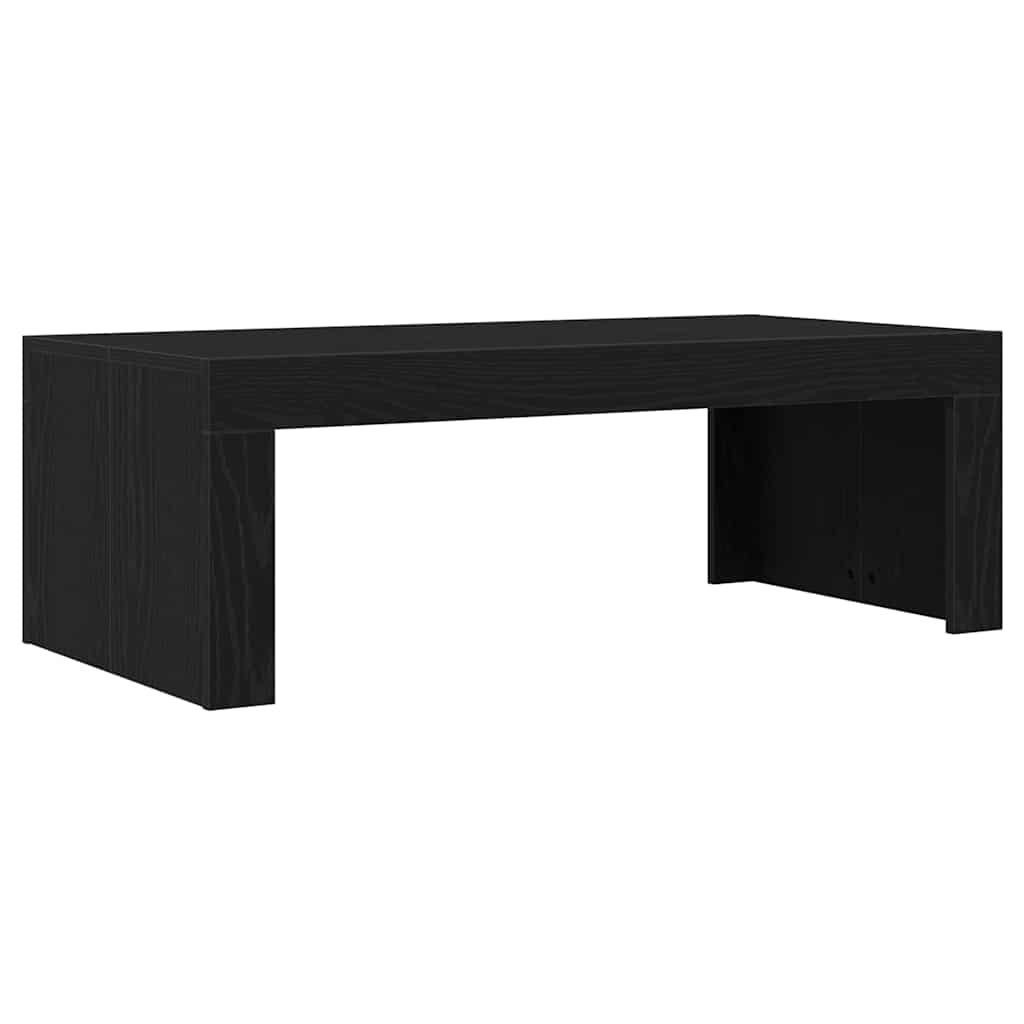 vidaXL Stolik kawowy Czarny Dąb 102 x 50 x 35 cm