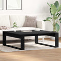 vidaXL Stolik kawowy Czarny Dąb 100 x 100 x 35 cm