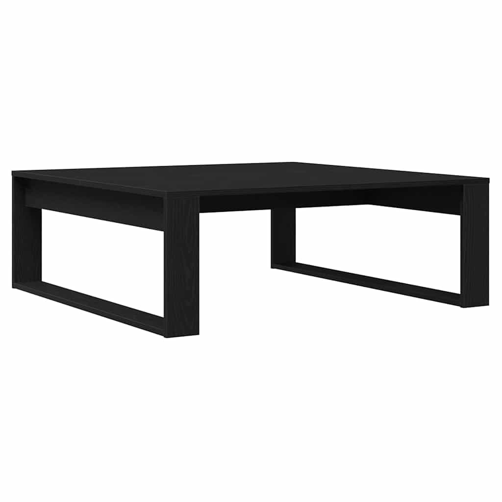 vidaXL Stolik kawowy Czarny Dąb 100 x 100 x 35 cm