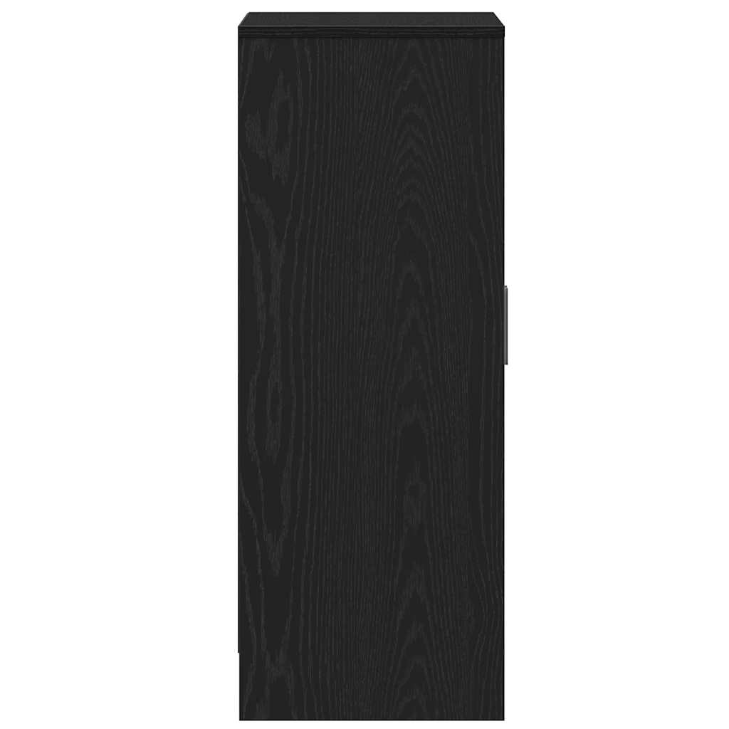 vidaXL Szafka na buty, czarny dąb, 60x35x92 cm materiał drewnopochodny
