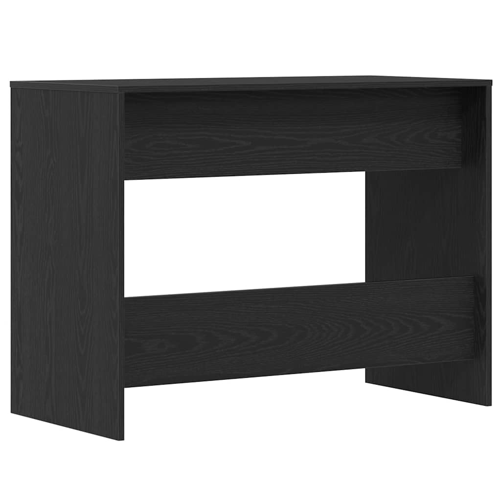 vidaXL Biurko, czarny dąb, 101x50x76,5 cm, materiał drewnopochodny