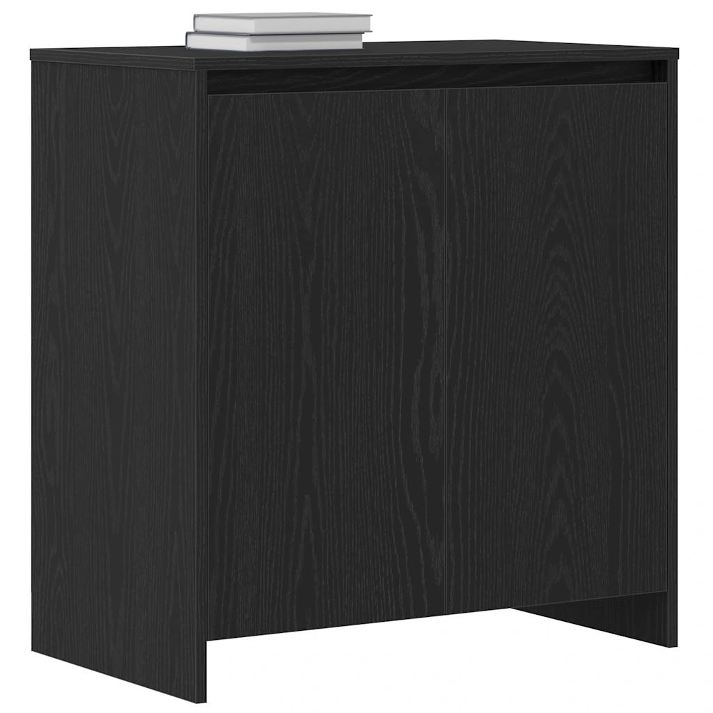 vidaXL Komoda Czarny Dąb 70x41x75 cm Drewno klejone