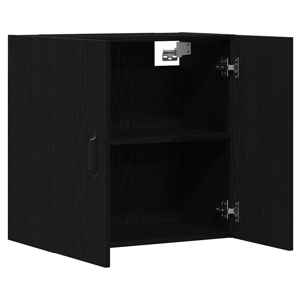 vidaXL Szafka ścienna czarny dąb 60x31x60 cm Drewno klejone