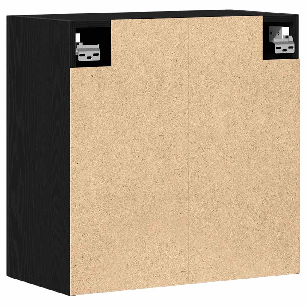 vidaXL Szafka ścienna czarny dąb 60x31x60 cm Drewno klejone