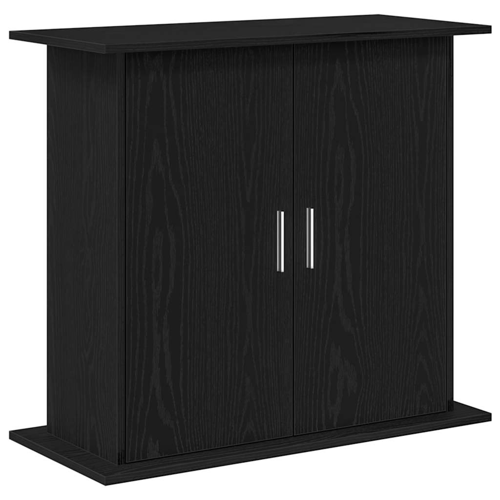 vidaXL Stojak pod akwarium, czarny dąb, 81x36x73 cm, drewno konstrukcyjne