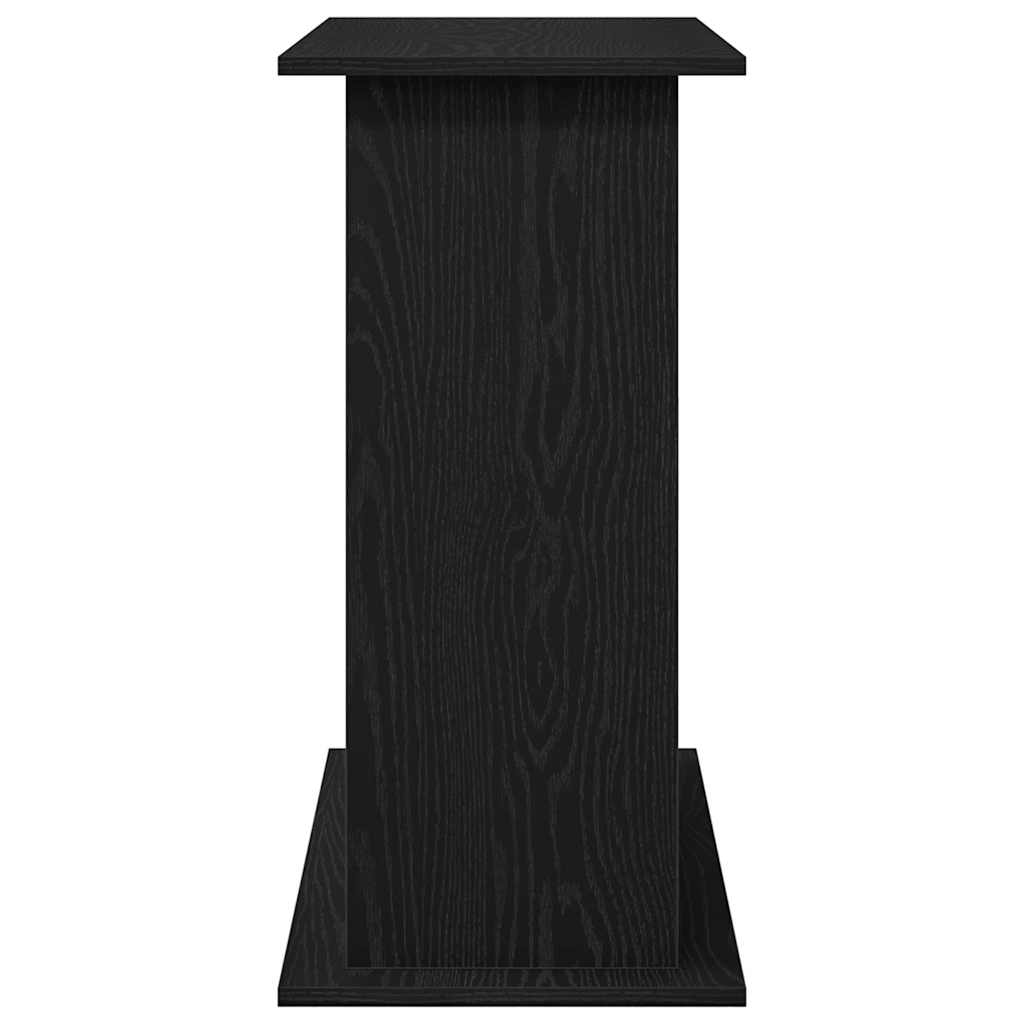 vidaXL Stojak pod akwarium, czarny dąb, 81x36x73 cm, drewno konstrukcyjne