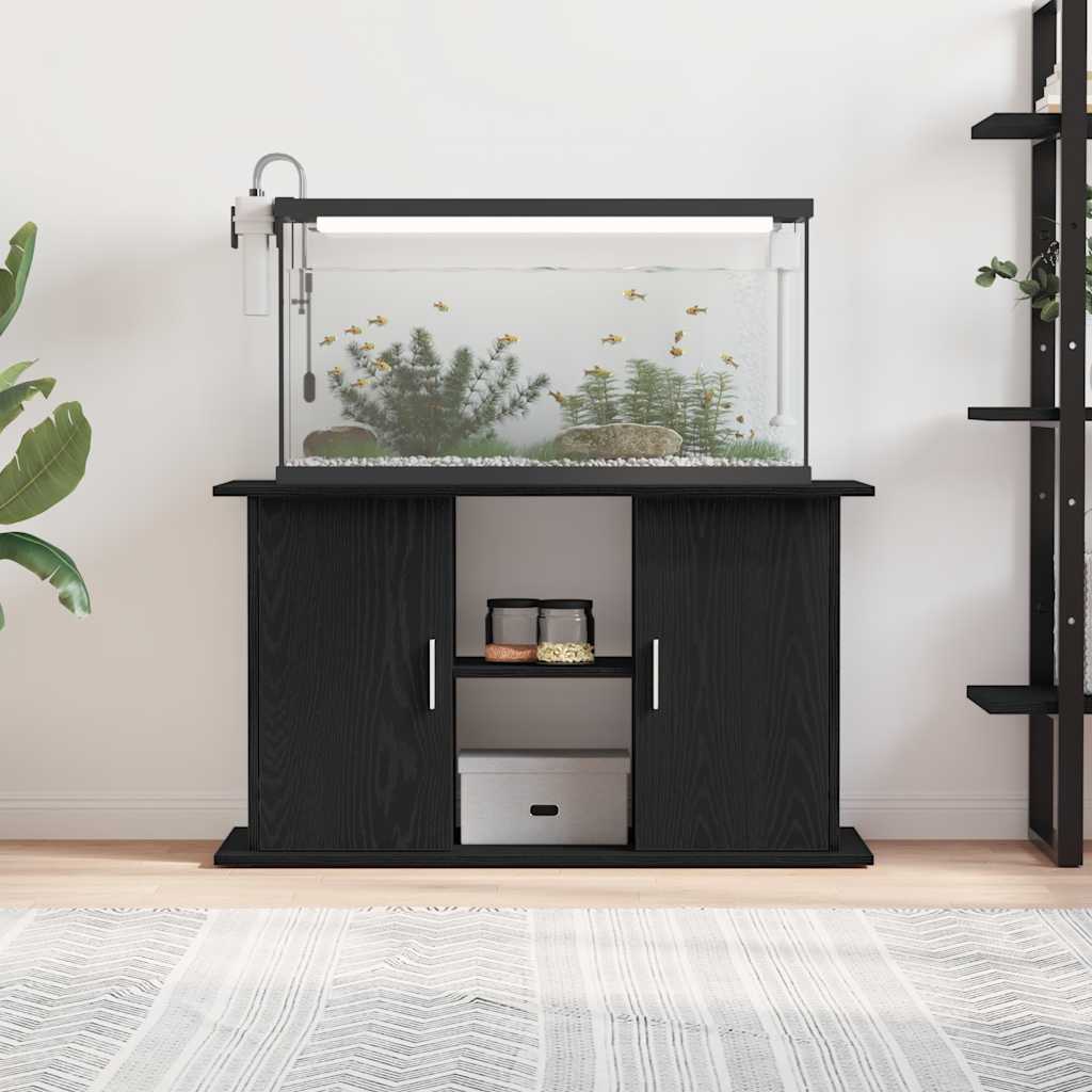 vidaXL Stojak pod akwarium, czarny dąb, 101x41x58 cm, drewno konstrukcyjne