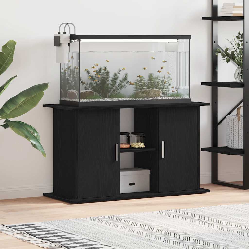 vidaXL Stojak pod akwarium, czarny dąb, 101x41x58 cm, drewno konstrukcyjne