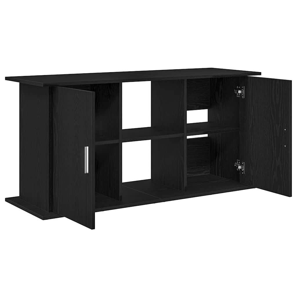 vidaXL Szafka pod akwarium, czarny dąb, 121x41x58 cm