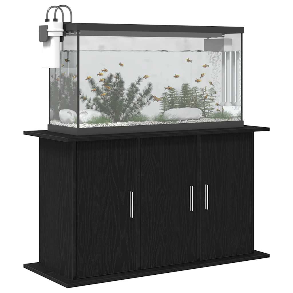 vidaXL Stojak pod akwarium, czarny dąb, 101x41x58 cm, drewno konstrukcyjne