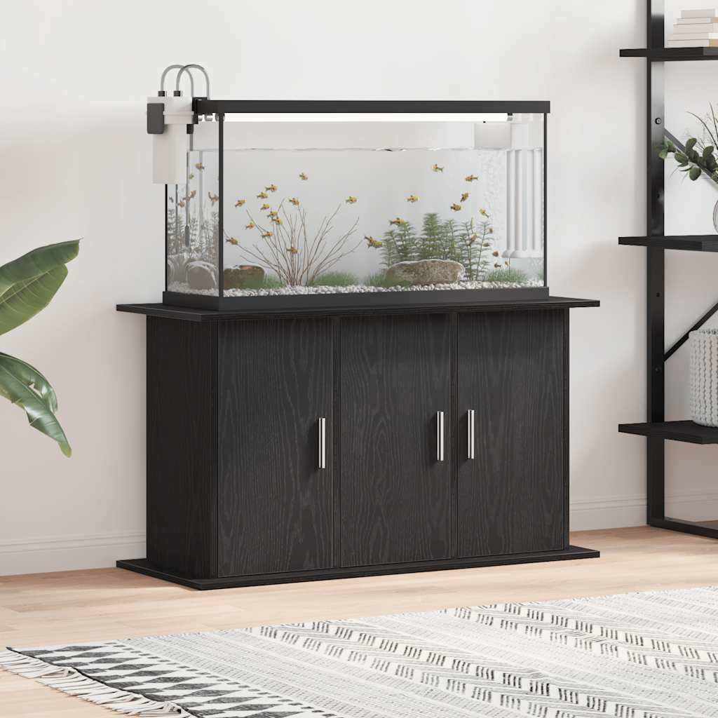 vidaXL Stojak pod akwarium, czarny dąb, 101x41x58 cm, drewno konstrukcyjne
