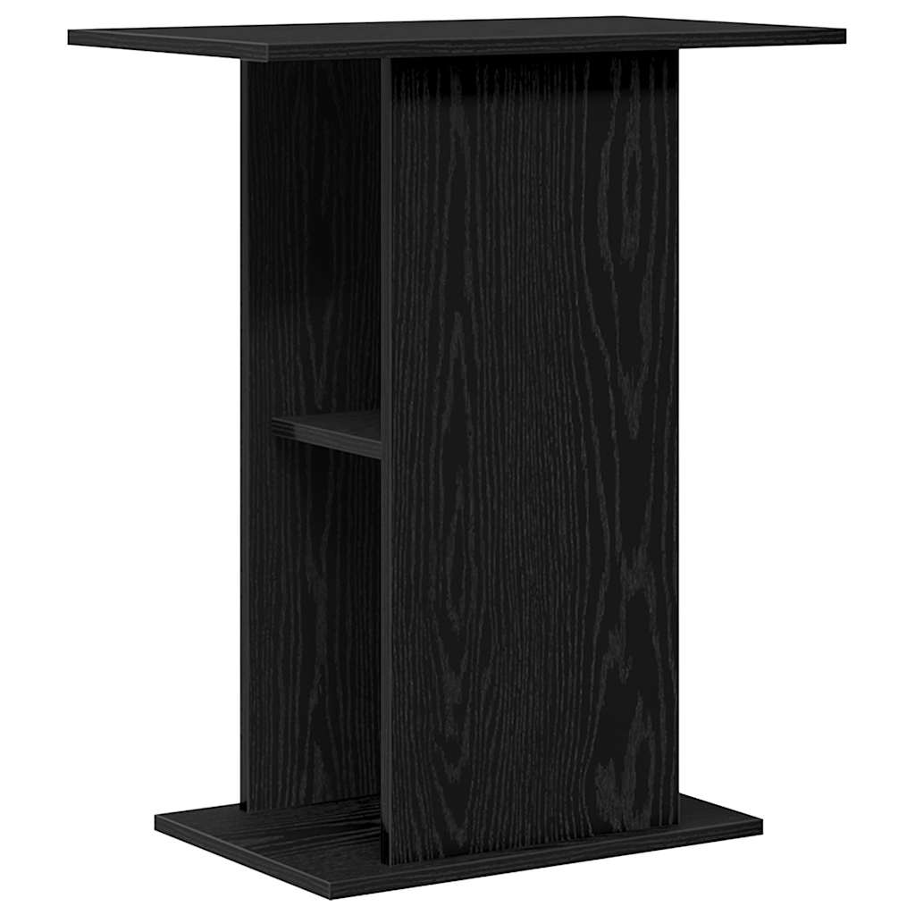 vidaXL Szafka pod akwarium, czarny dąb, 60,5x36x72,5 cm