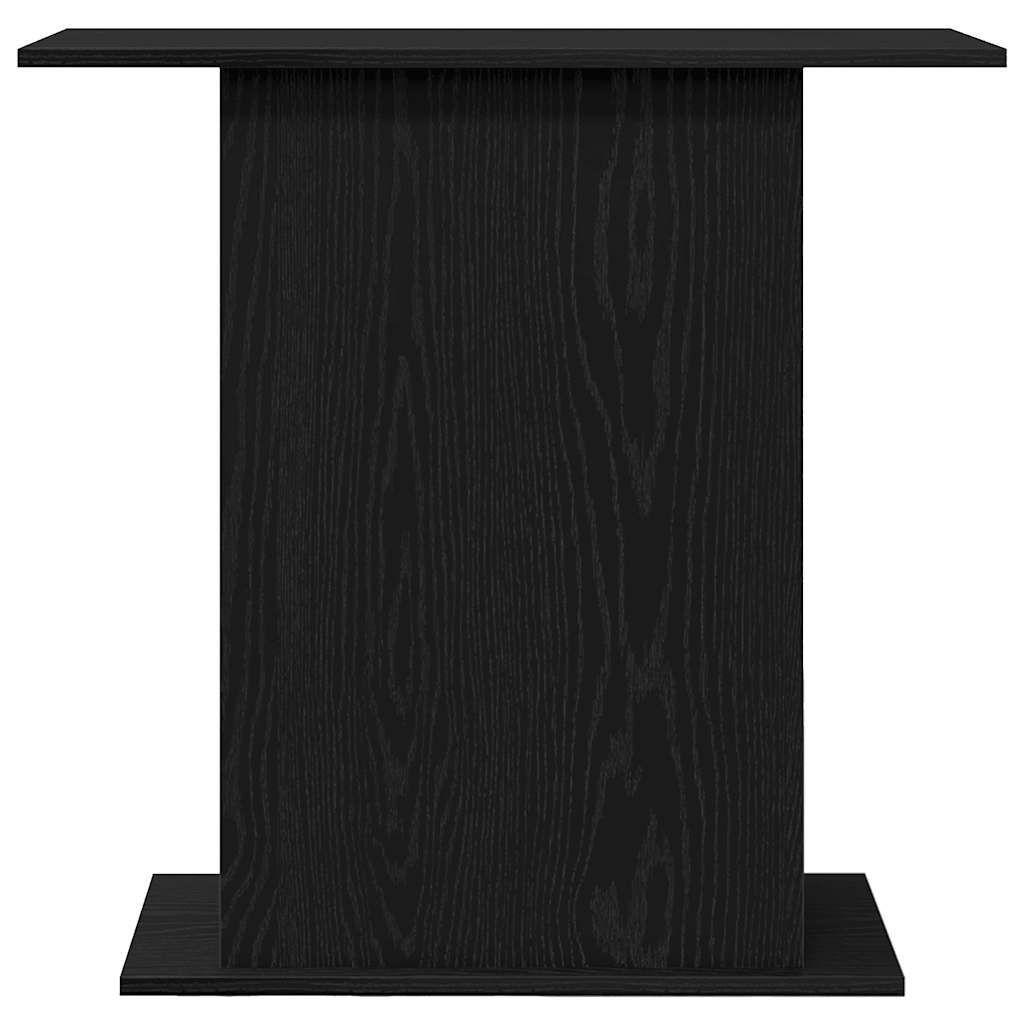 vidaXL Stojak pod akwarium czarny dąb 75x36x72,5 cm Drewno konstrukcyjne