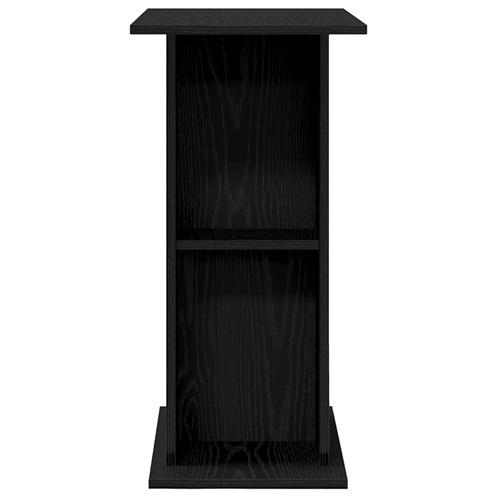 vidaXL Stojak pod akwarium czarny dąb 75x36x72,5 cm Drewno konstrukcyjne