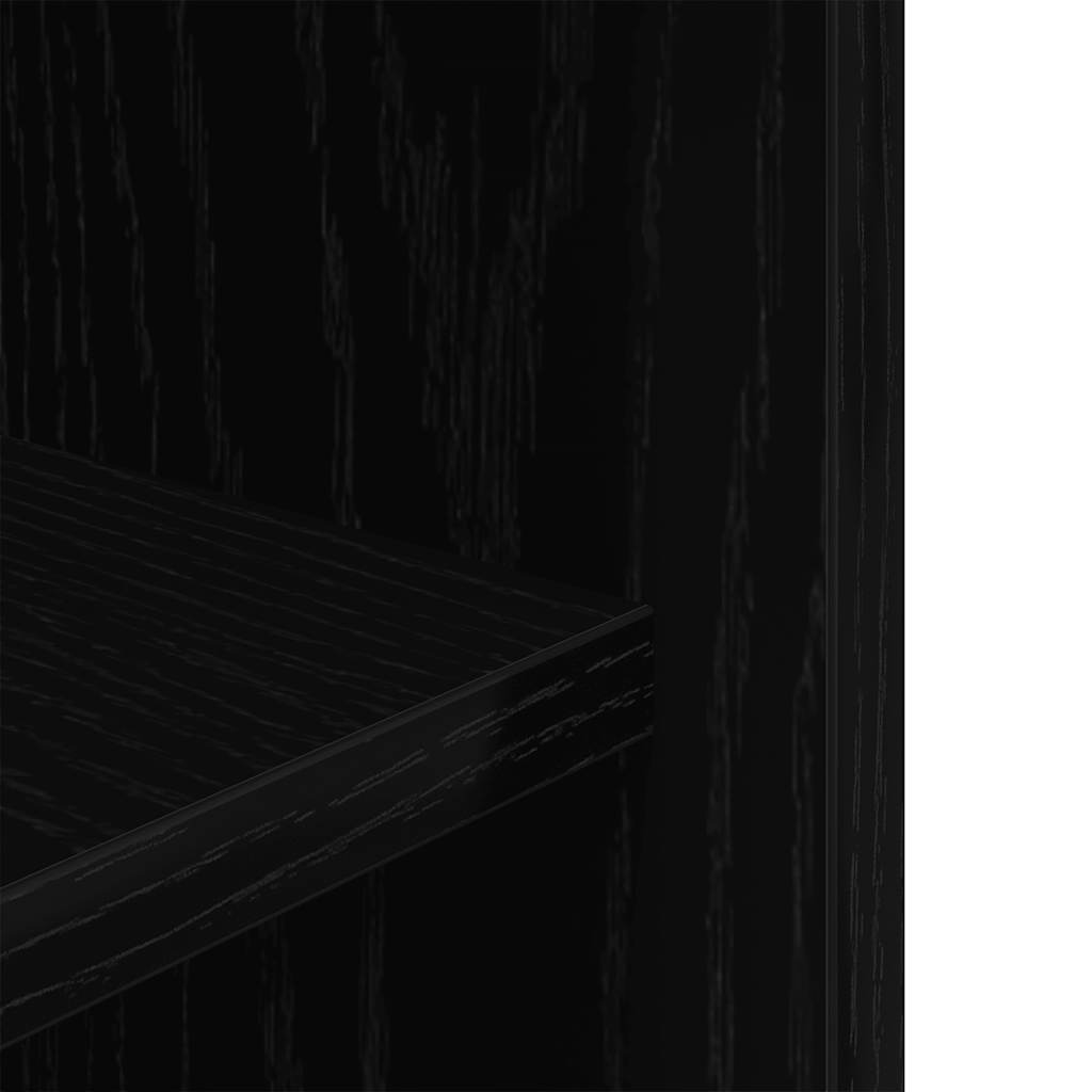 vidaXL Stojak pod akwarium czarny dąb 75x36x72,5 cm Drewno konstrukcyjne