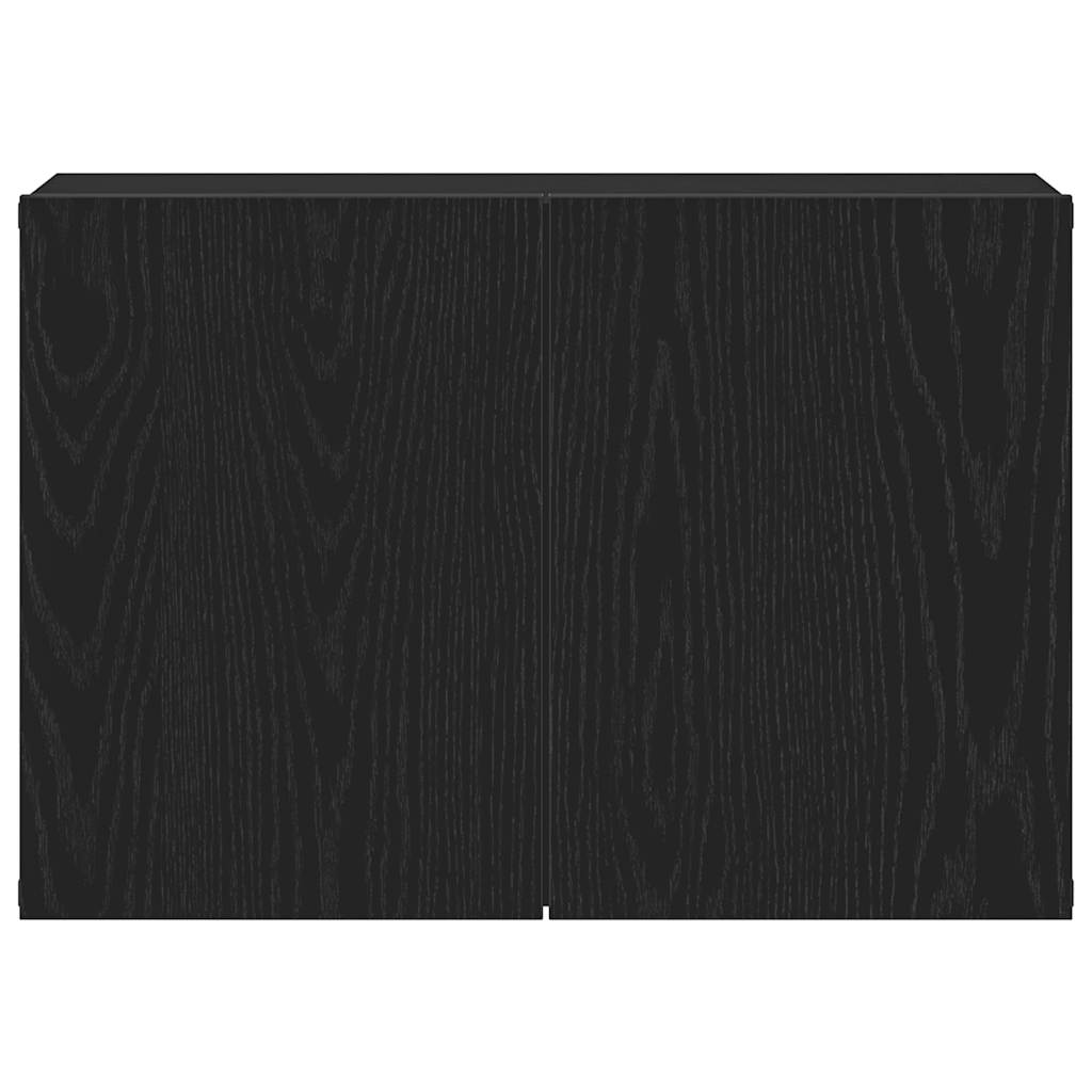 vidaXL Szafka RTV Czarny Dąb 60x30x41 cm Drewno klejone