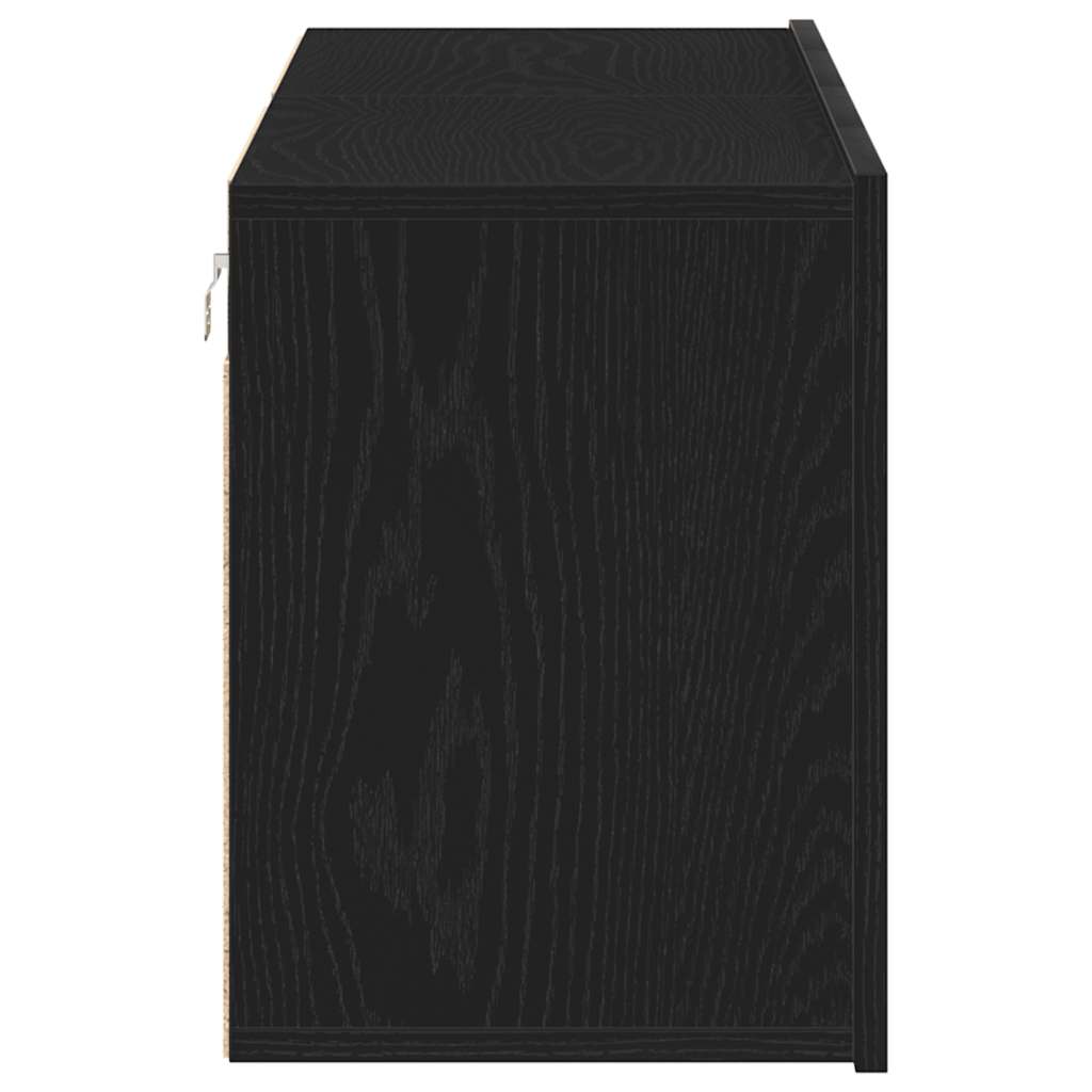vidaXL Szafki RTV 2 szt. Dąb czarny 120x30x41 cm Drewno klejone