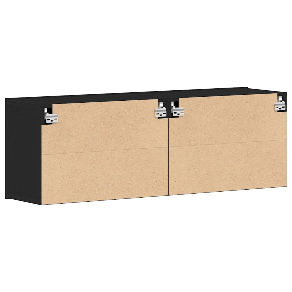 vidaXL Szafki RTV 2 szt. Dąb czarny 120x30x41 cm Drewno klejone