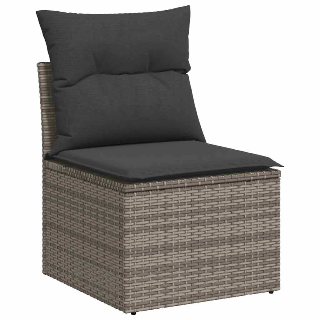 vidaXL 5-cz. zestaw wypoczynkowy do ogrodu, poduszki polirattan akacja