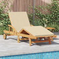vidaXL Leżak Beżowy 200 x 67 x 84 cm Lite Drewno Akacji