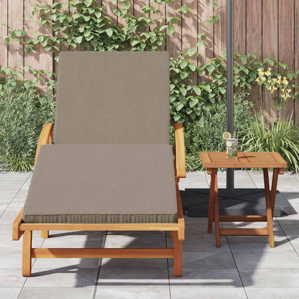 vidaXL Leżak Ciemnoszary 200 x 67 x 84 cm Lite Drewno Akacji