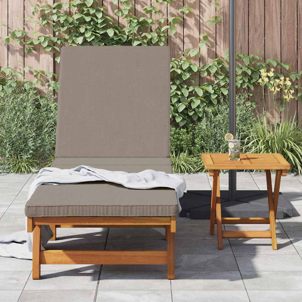 vidaXL Leżak Brązowy 199 x 63 x 85 cm Lite Drewno Akacji