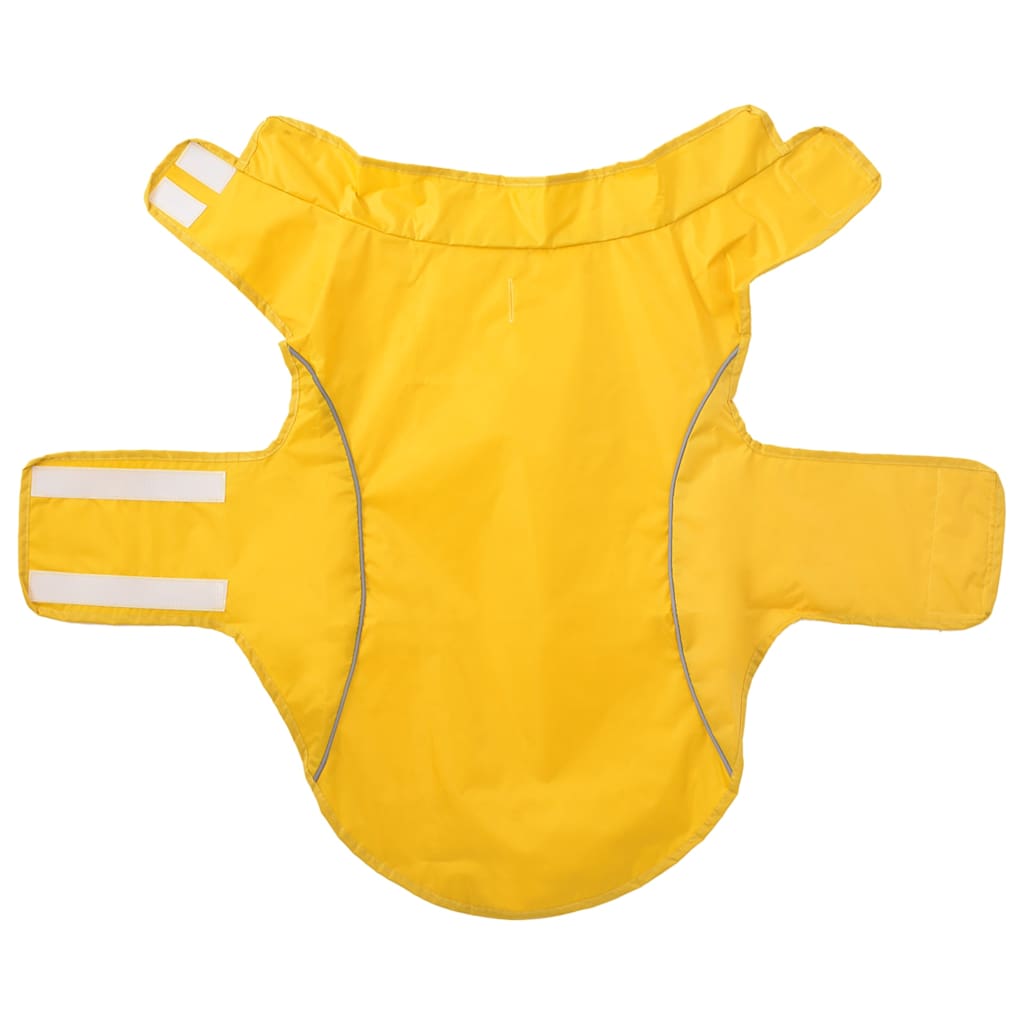vidaXL Płaszcz przeciwdeszczowy dla psa z odblaskowymi paskami