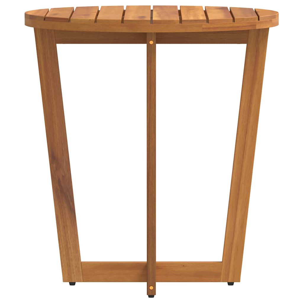vidaXL Okrągły stolik ogrodowy Ø70x75 cm, lite drewno akacjowe
