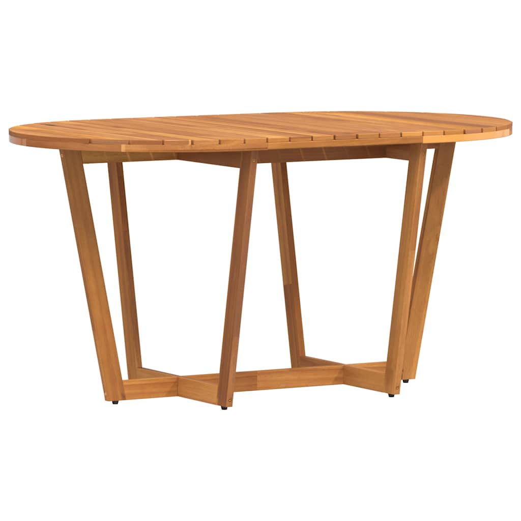 vidaXL Stół ogrodowy owalny 150x90x75 cm lite drewno akacjowe