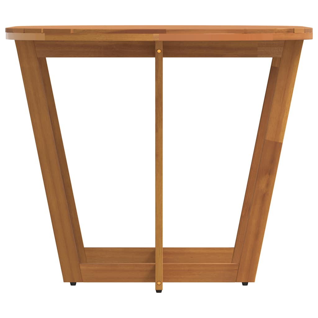 vidaXL Stół ogrodowy owalny 150x90x75 cm lite drewno akacjowe