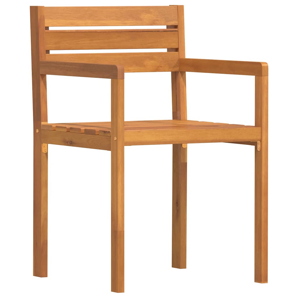 vidaXL Krzesła ogrodowe 2 szt. 50x53x80 cm Drewno lite Akacja
