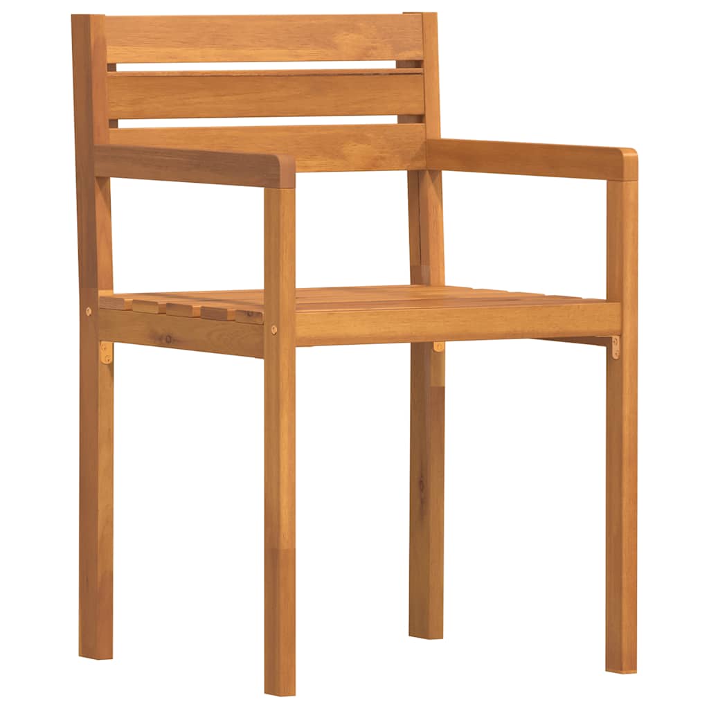 vidaXL Krzesła ogrodowe 4 szt. 50x53x80 cm Drewno lite Akacja