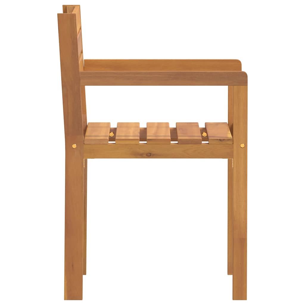 vidaXL Krzesła ogrodowe 4 szt. 50x53x80 cm Drewno lite Akacja
