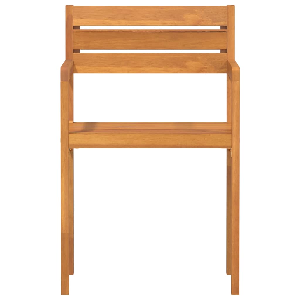 vidaXL Krzesła ogrodowe 4 szt. 50x53x80 cm Drewno lite Akacja