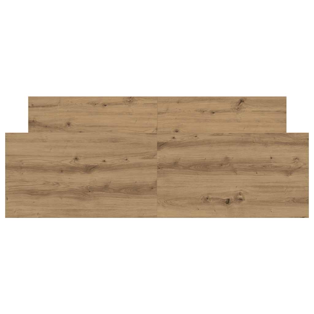 vidaXL Rama łóżka bez materaca Artisan Oak 120x190cm Drewno klejone