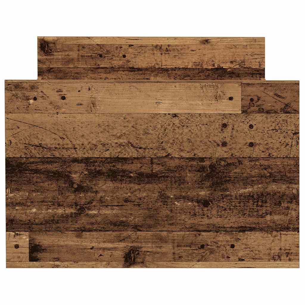 vidaXL Rama łóżka bez materaca Stare drewno 100x200cm Drewno klejone
