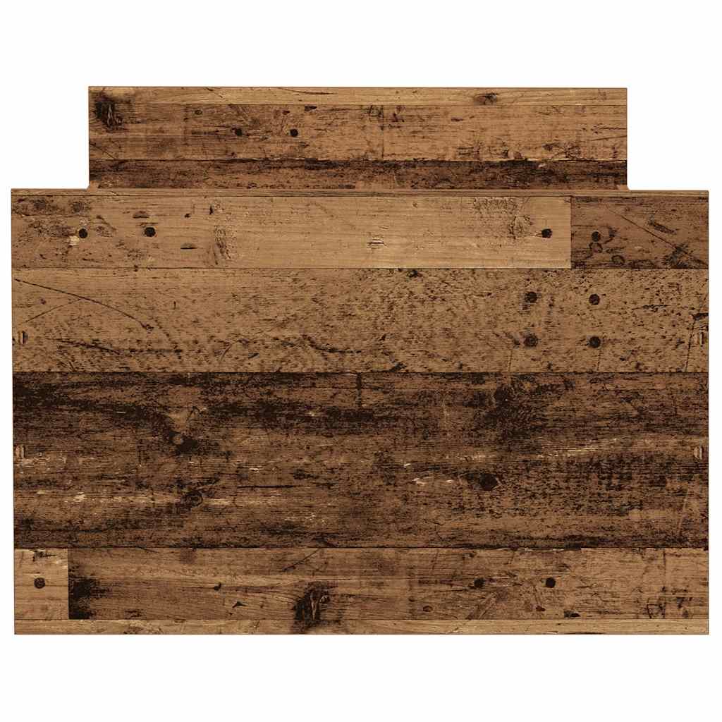 vidaXL Rama łóżka bez materaca Stare drewno 90x200cm Drewno klejone