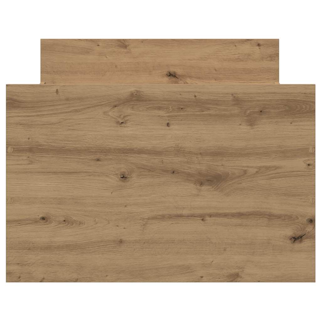 vidaXL Rama łóżka bez materaca Artisan Oak 90x200cm Drewno klejone