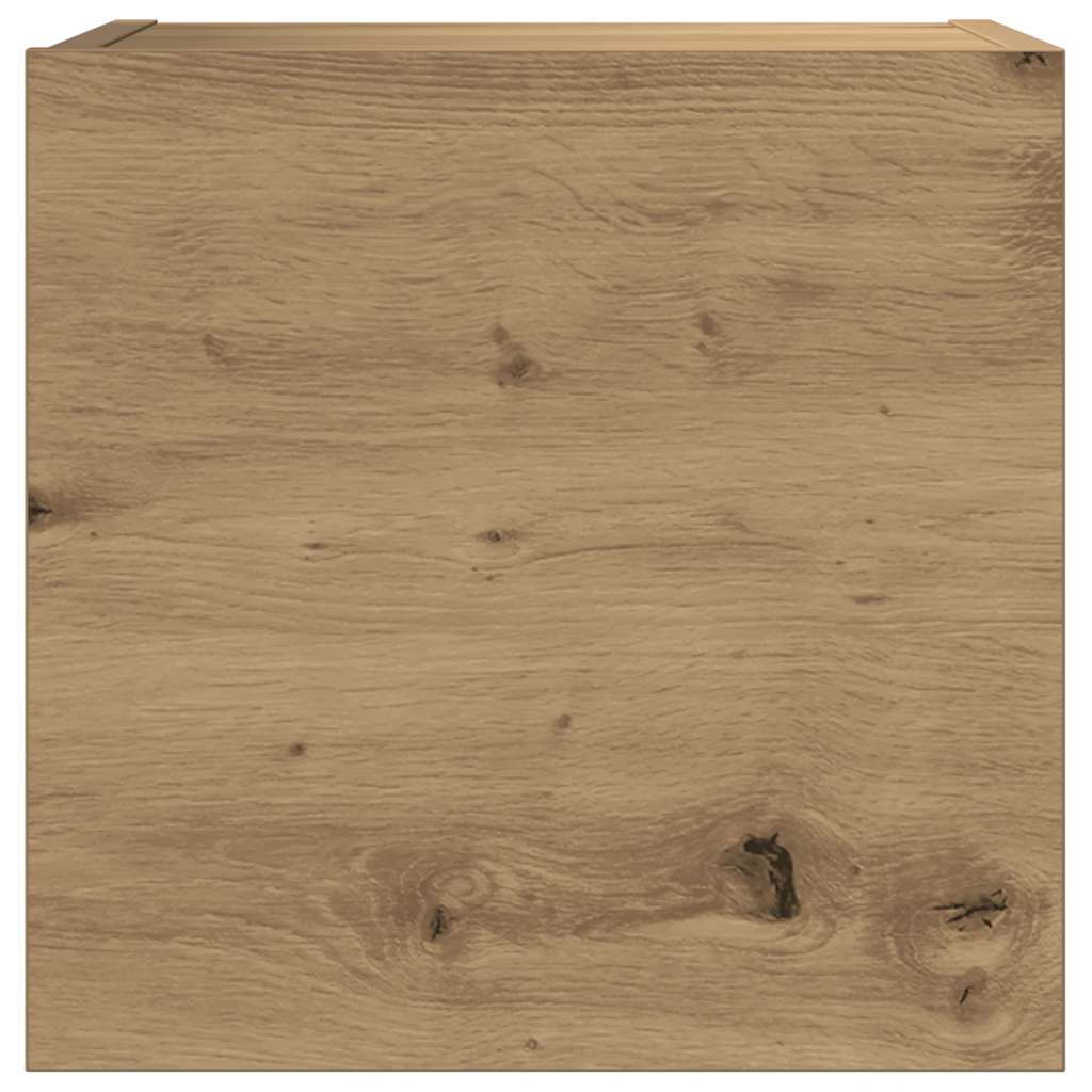 vidaXL 7-cz. zestaw szafek TV, dąb artisan, materiał drewnopochodny