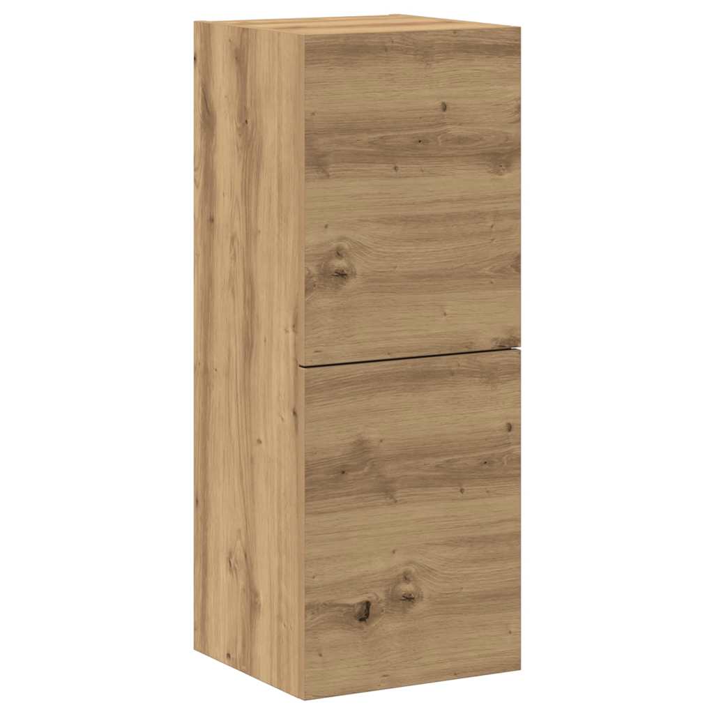 vidaXL 4-cz. zestaw szafek TV, dąb artisan, materiał drewnopochodny