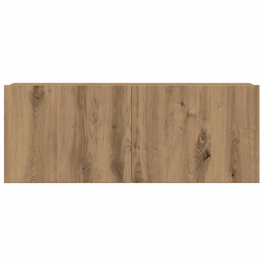 vidaXL 4-cz. zestaw szafek TV, dąb artisan, materiał drewnopochodny