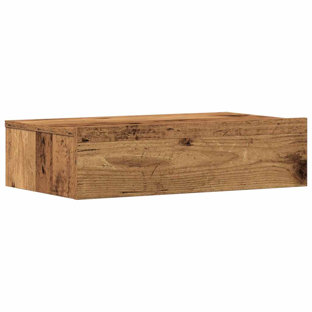 vidaXL Szafka nocna Stare drewno 60x35 cm materiał drewnopochodny