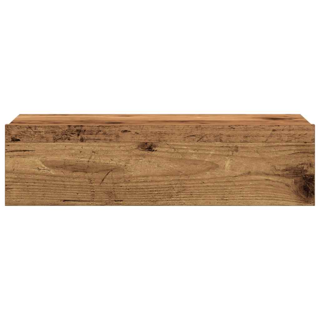 vidaXL Szafka nocna Stare drewno 60x35 cm materiał drewnopochodny