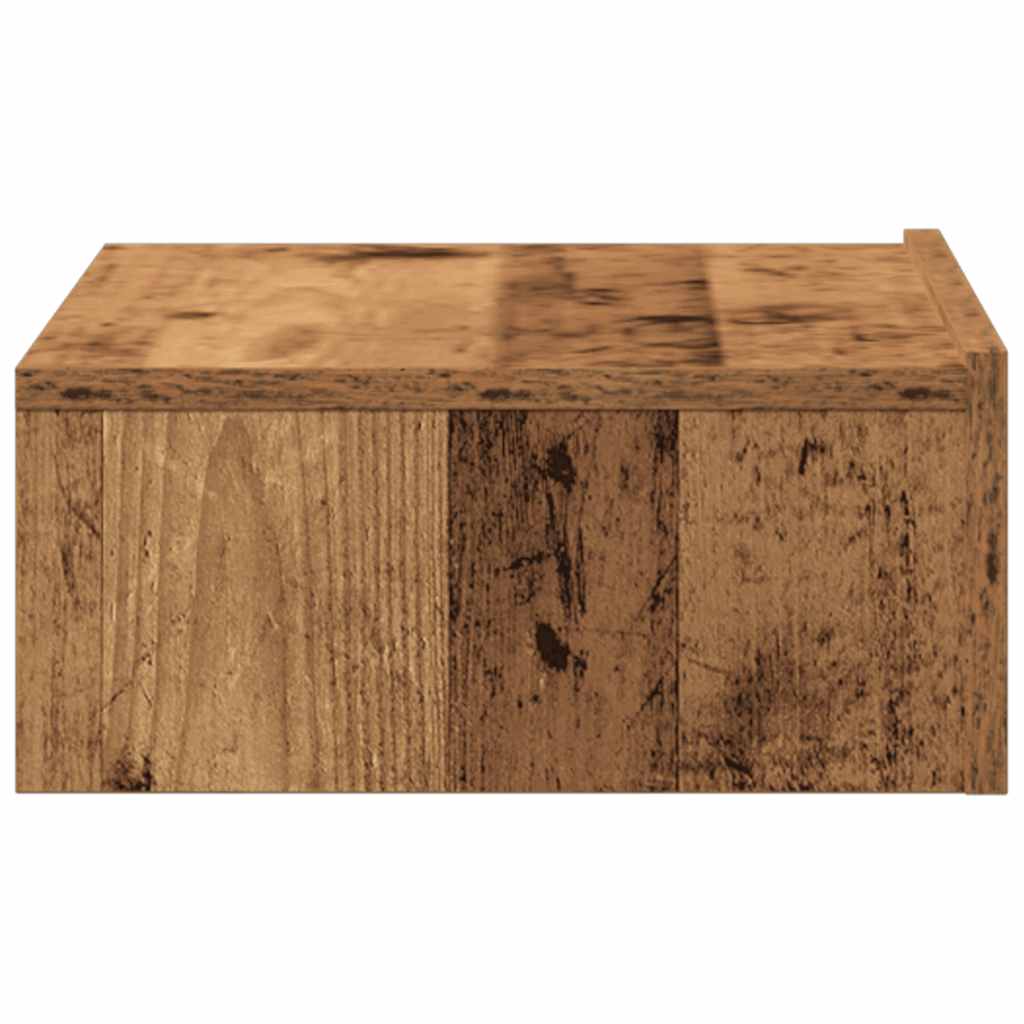 vidaXL Szafka nocna Stare drewno 60x35 cm materiał drewnopochodny