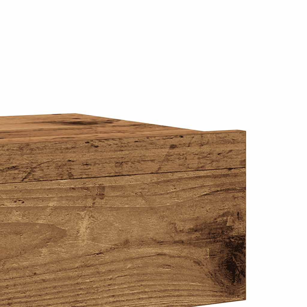 vidaXL Szafka nocna Stare drewno 60x35 cm materiał drewnopochodny