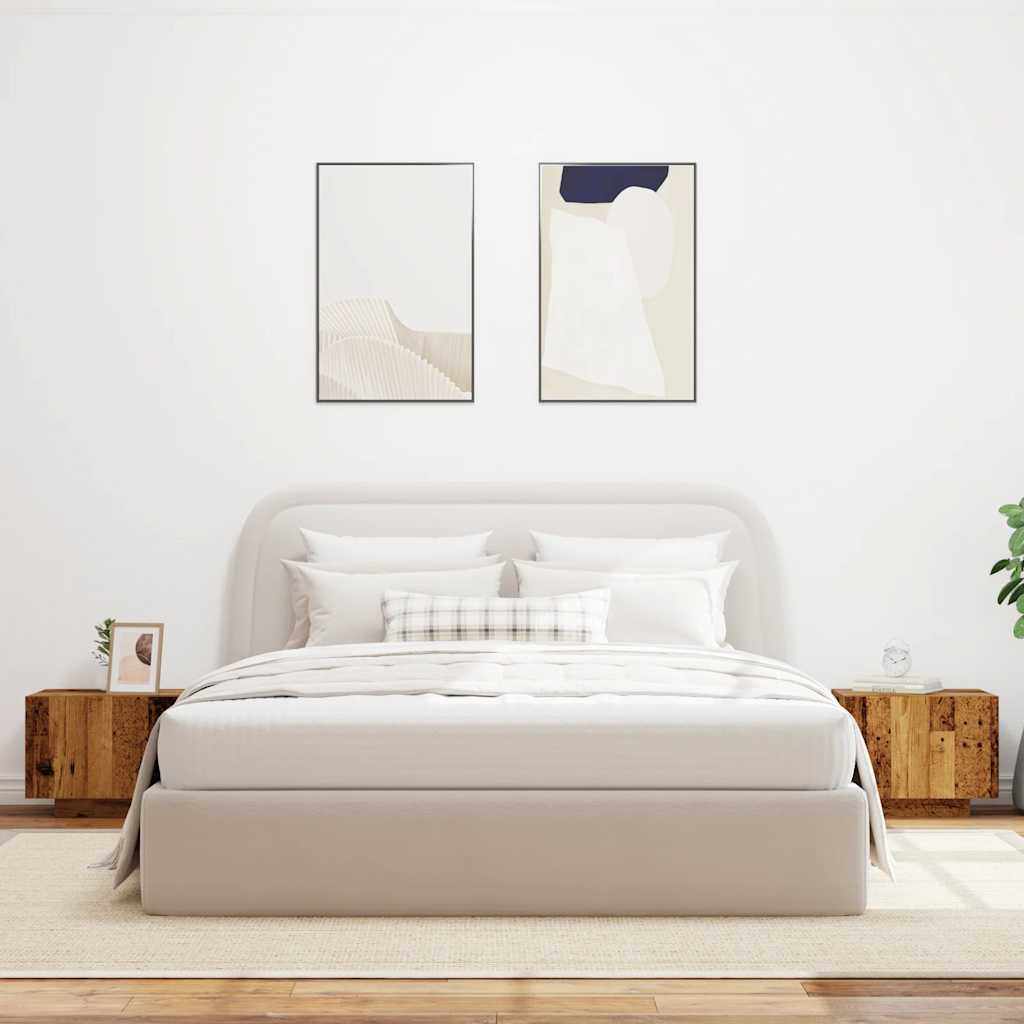 vidaXL Szafka nocna, stare drewno, 100x35x40 cm