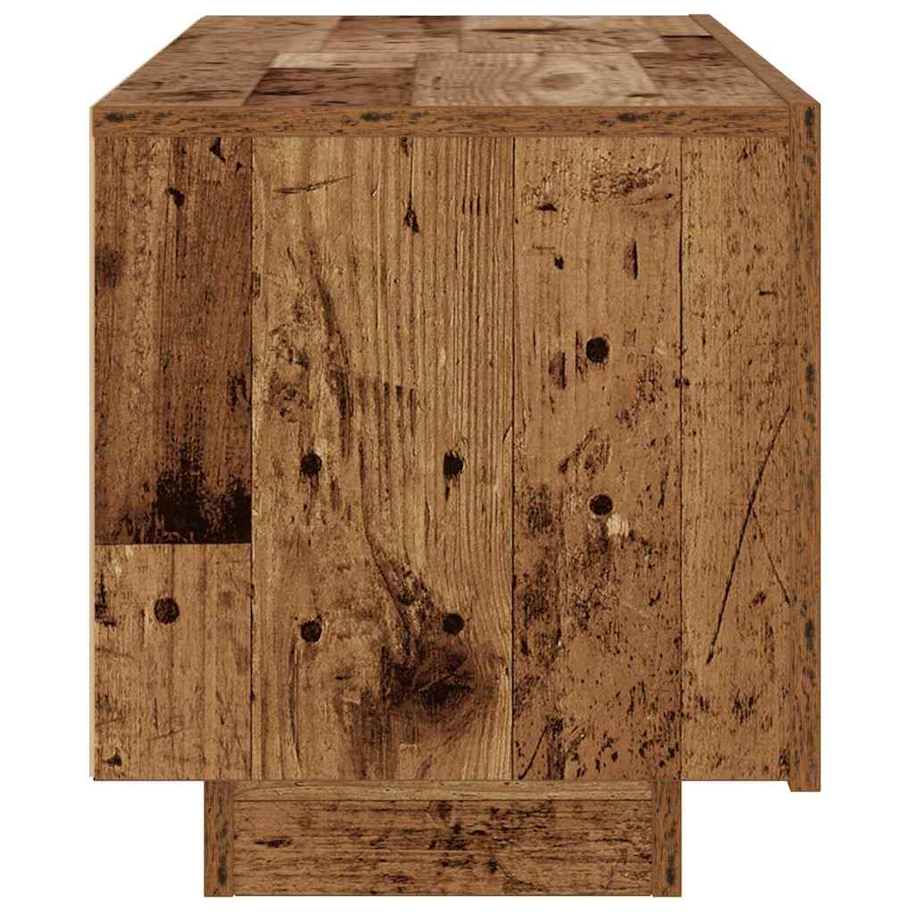 vidaXL Szafka nocna, stare drewno, 100x35x40 cm