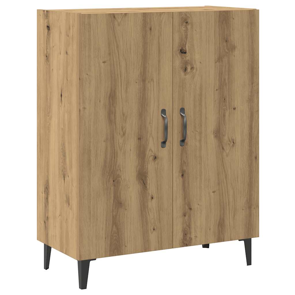 vidaXL Komoda z szafką ścienną, dąb artisan